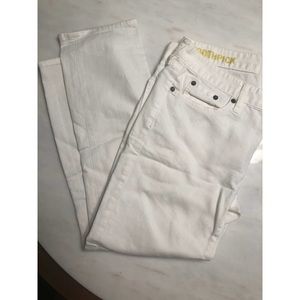 J. Crew Toothpick Jeans White size 29